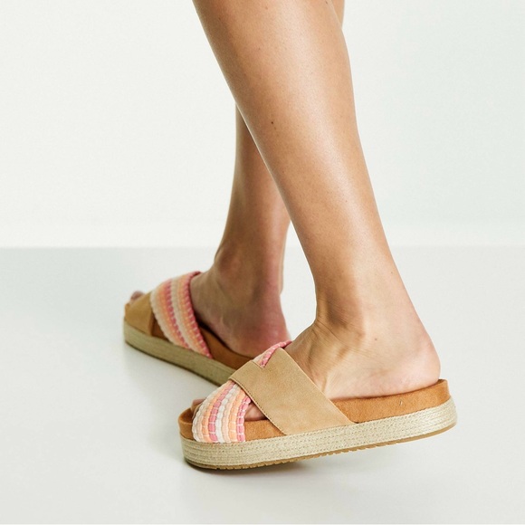 Toms Paloma espadrille slide in “honey” - Picture 2 of 7